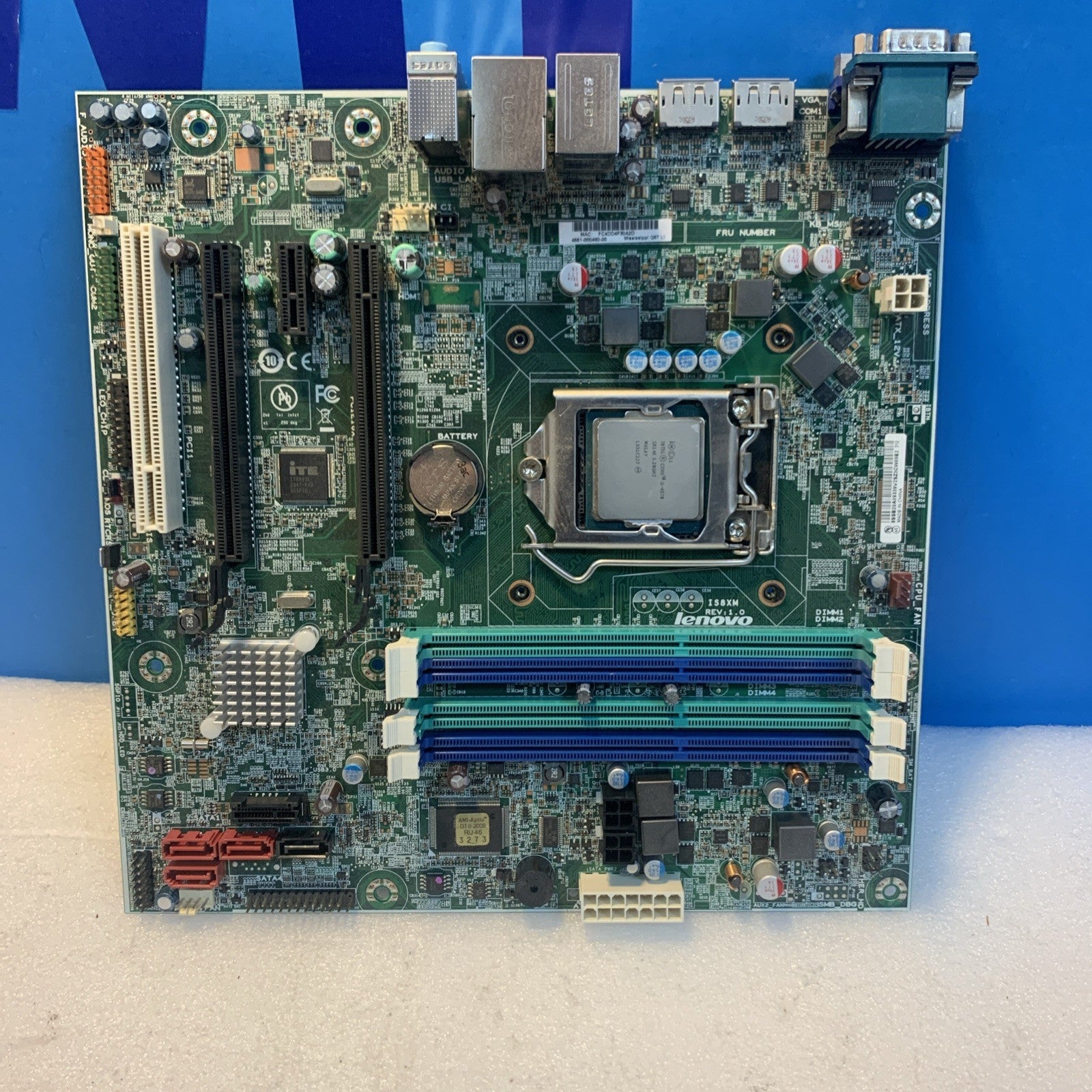 🔥 Lenovo IS8XM Rev.1.0 Intel B85 DDR3 1150 Micro ATX Motherboard + i5-4570 CPU
