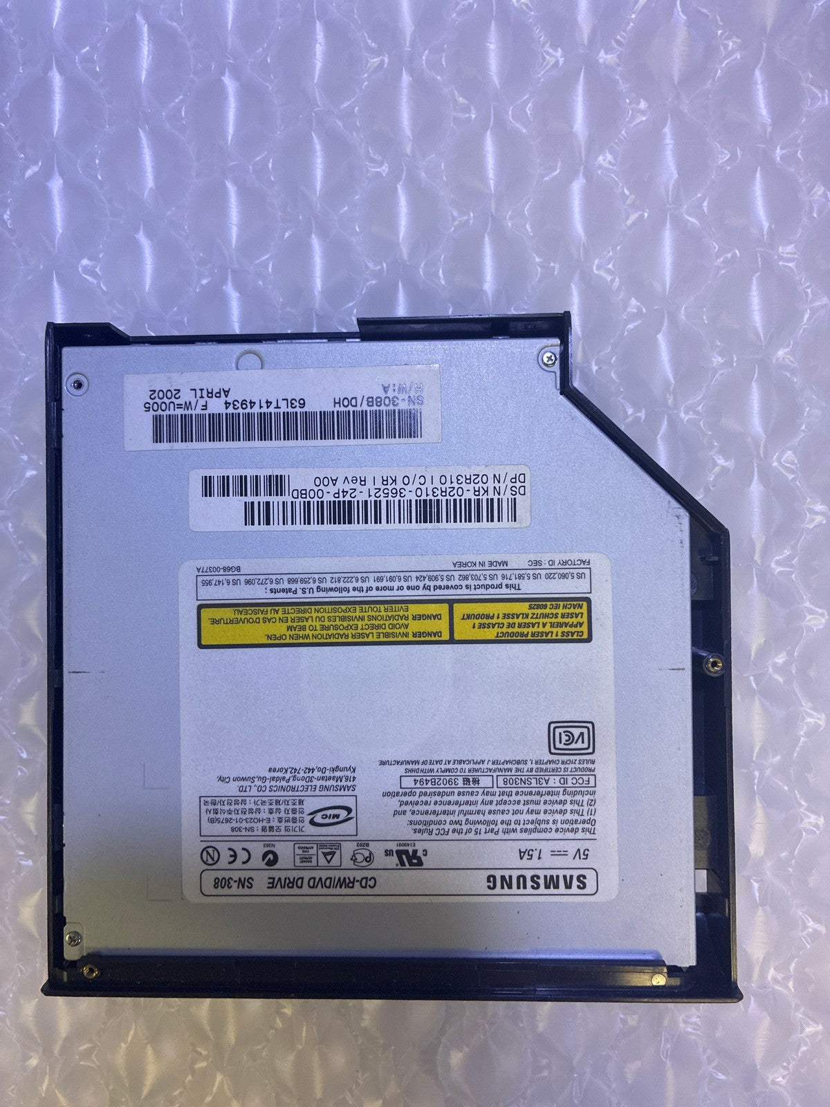 🔥Vintage Dell laptop 02R310 Samsung CD-RW/DVD IDE Drive