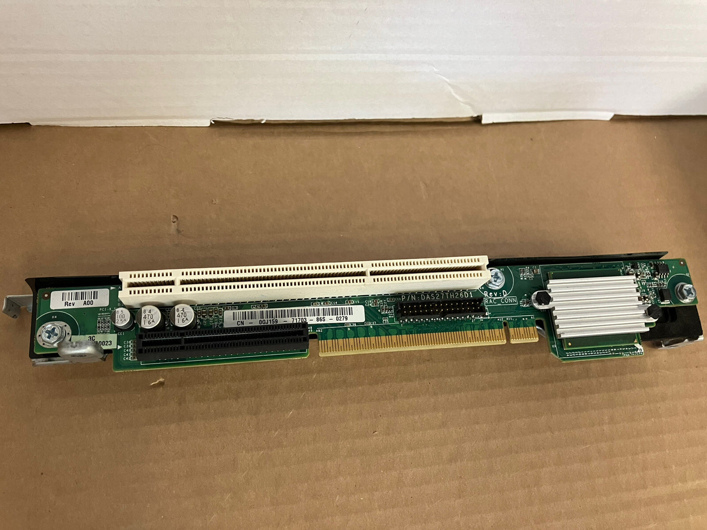 ~ Genuine Dell PowerEdge R200 850 860 PCI-X Riser Card Board 0GJ159 DAS27TH26D1
