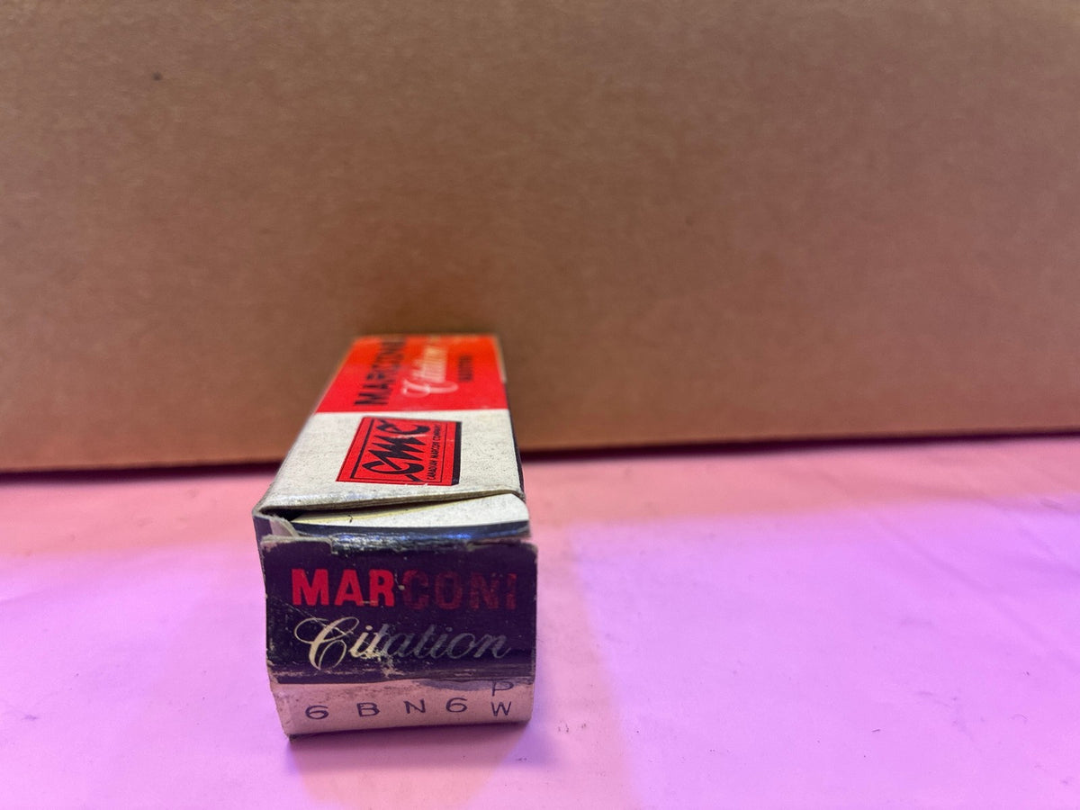 🔥 Marconi Citation 6BN6W Vacuum Tube NOS in Original Box Canadian Marconi CMC