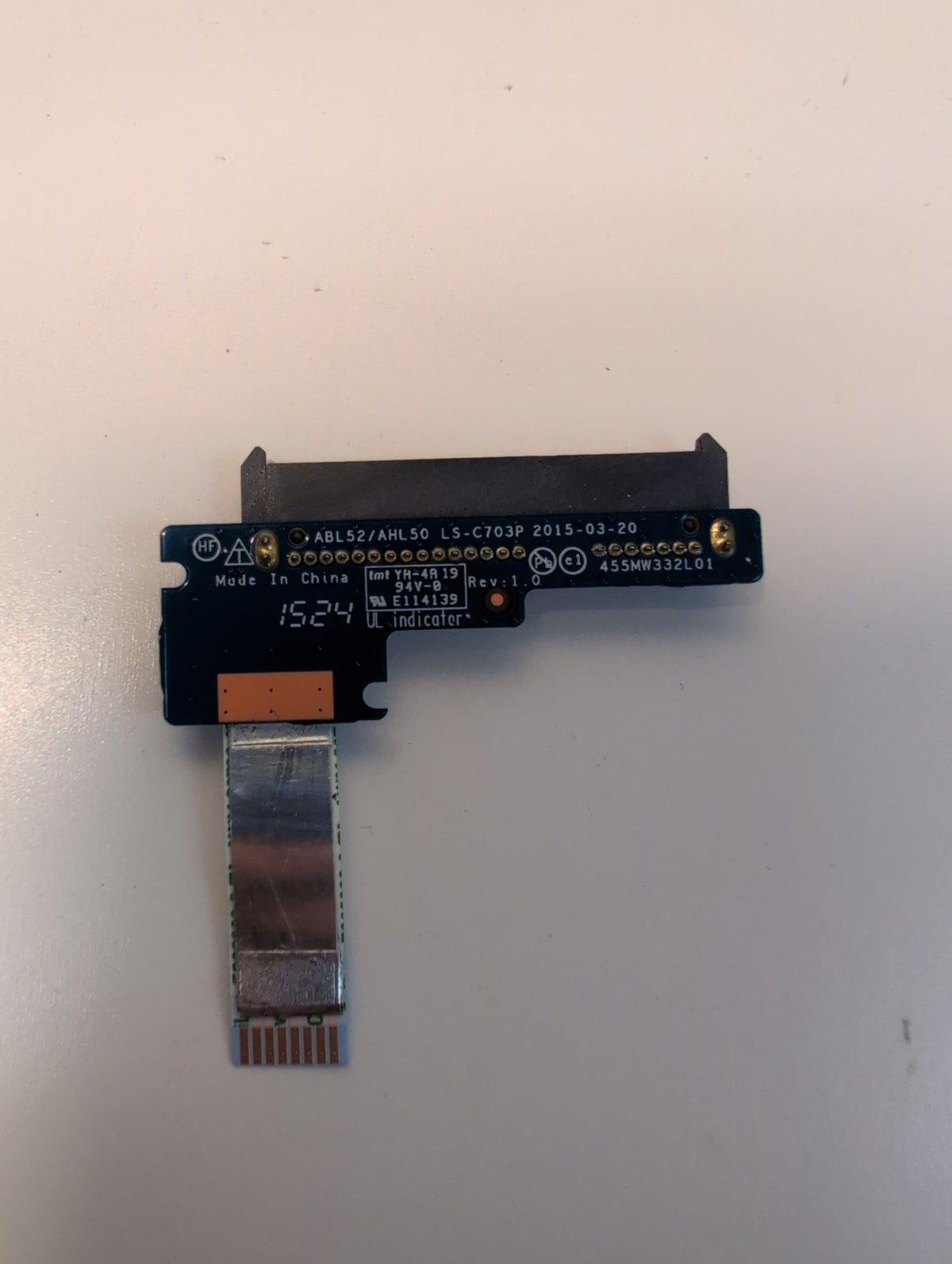 Laptop HDD/ODD Connector Board LS-C703P NBX0001TW00 with FFC Cable -