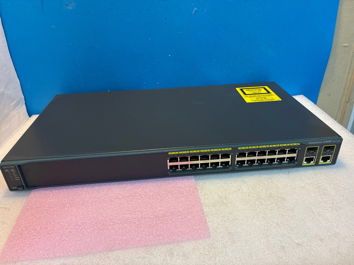 Nice 🔥 Cisco Catalyst 2960 WS-C2960-24TC-L 24-Port Fast Ethernet Switch