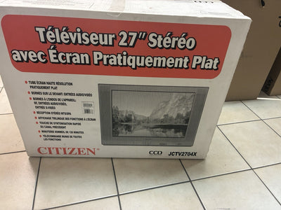 Brand new 🔥  Citizen 27” Stereo CRT Television (model JCTV2704X)