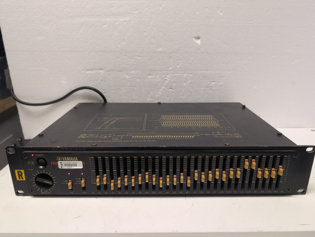 🎸 Yamaha Q1027 Professional Series Mono 27-Band Graphic Equalizer 2U Rack