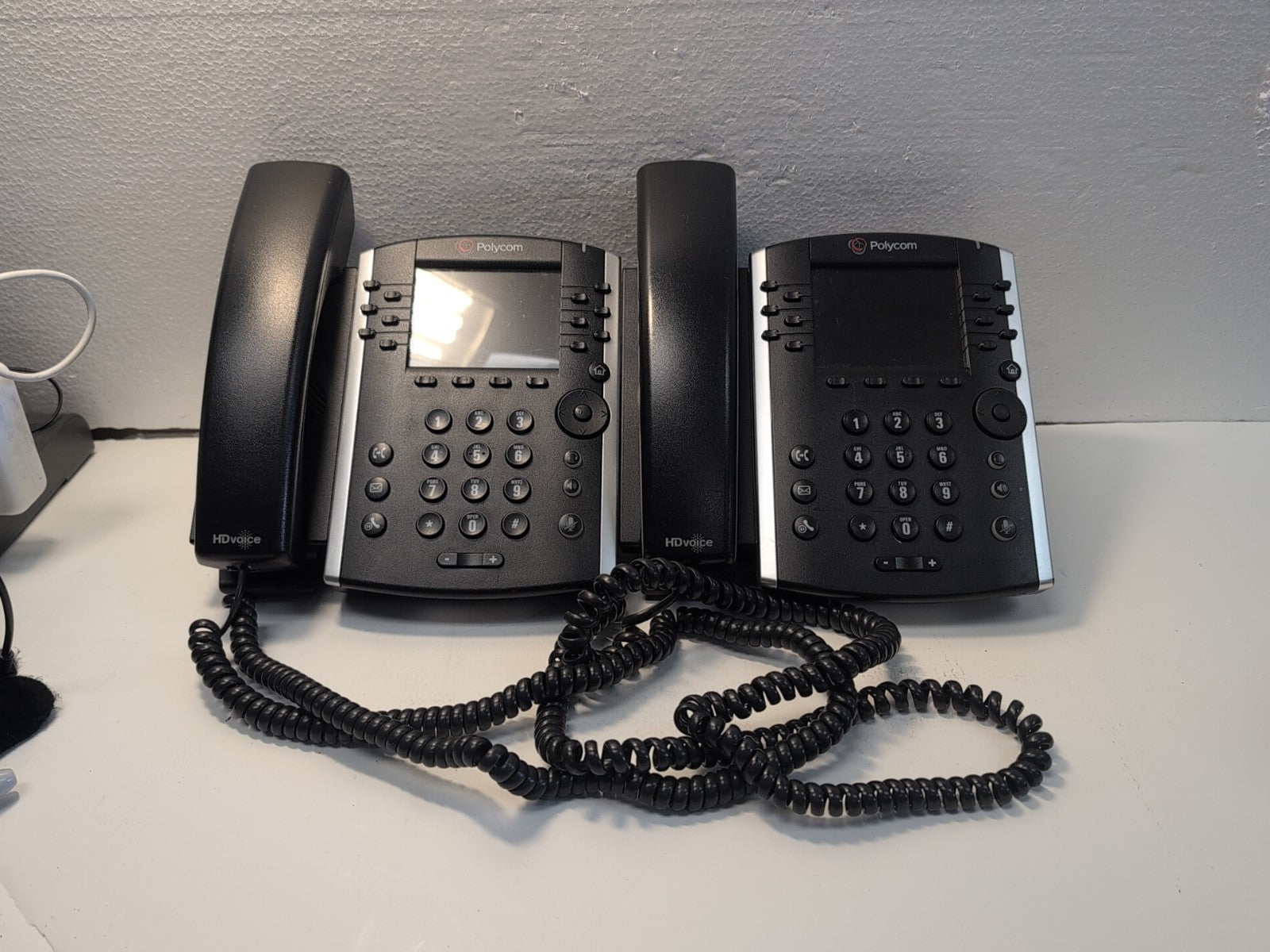 🔥2x Polycom VVX 411 12-Lines Desktop VoIP Phone (2201-48450-001) -