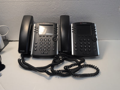 🔥2x Polycom VVX 411 12-Lines Desktop VoIP Phone (2201-48450-001) -