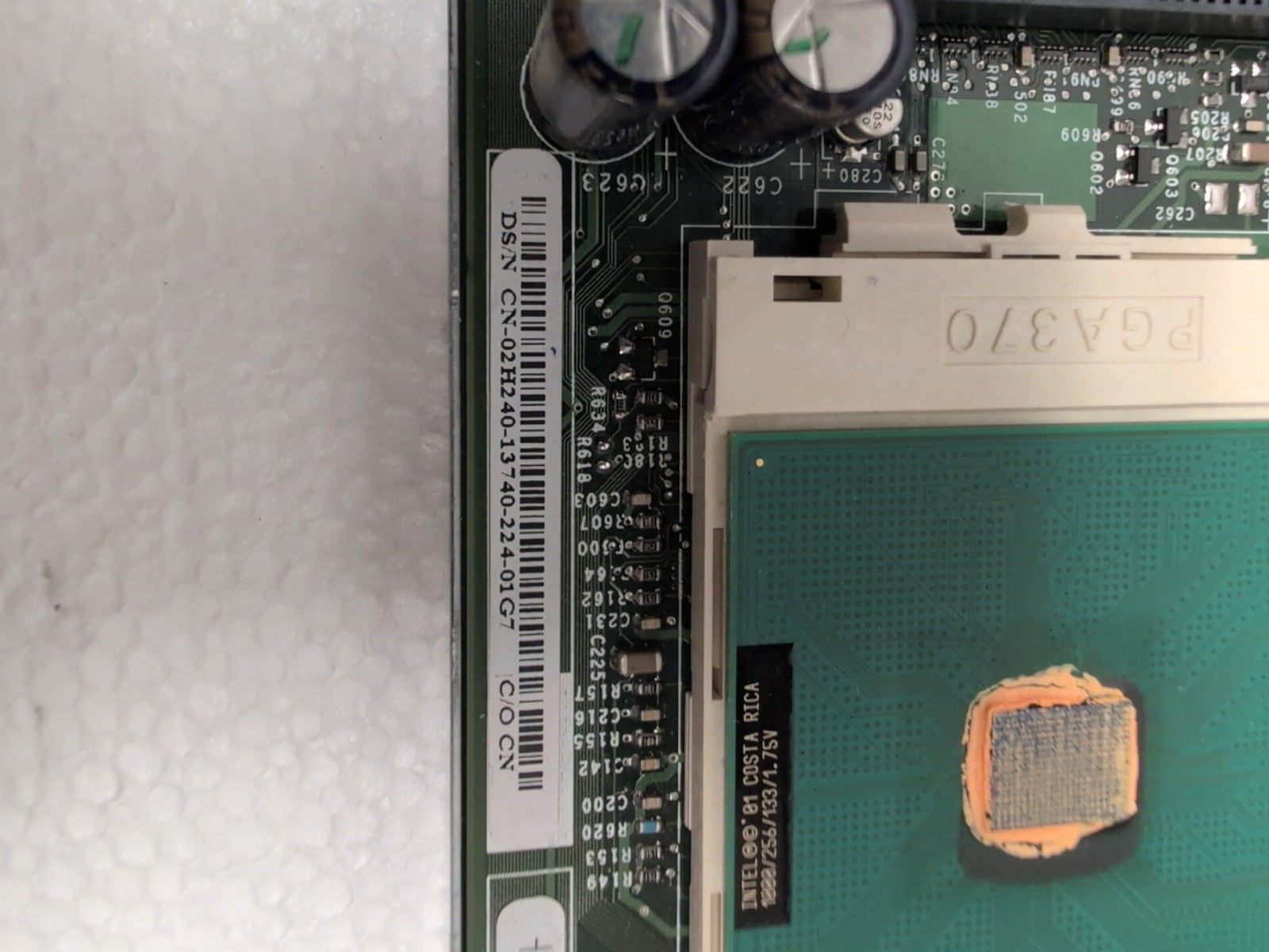Dell GX150 SFF Desktop  PGA370 Motherboard 2H240 With PIII 1.0 GHz CPU -
