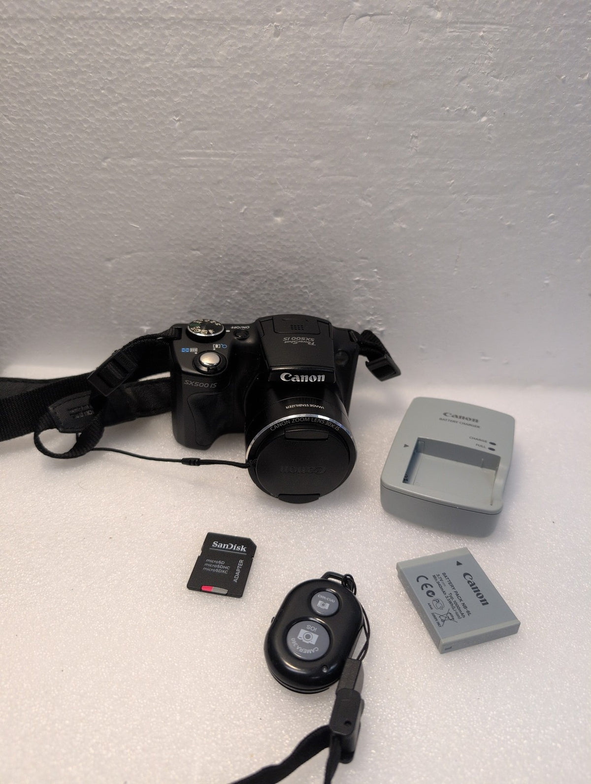 🎸 Canon PowerShot SX500 IS 16MP Digital Camera 30x Zoom 32GB Card Tested