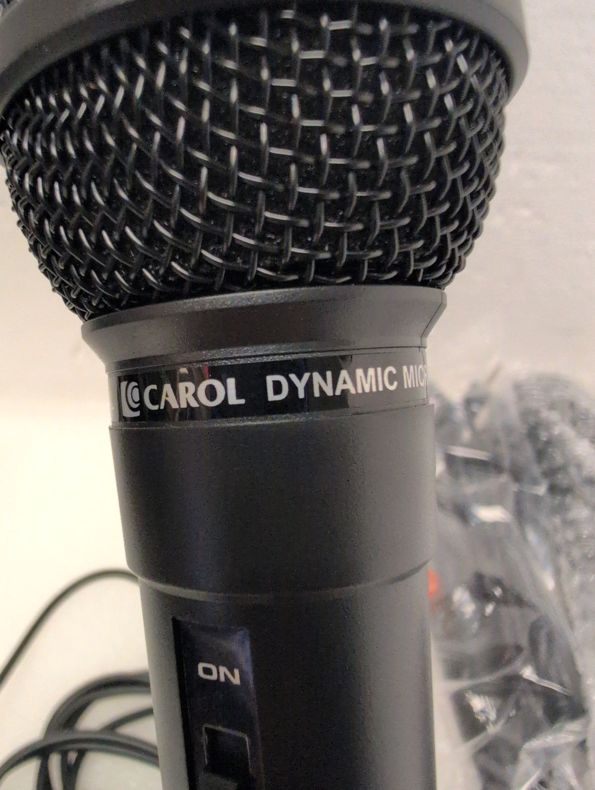 🎸 NEW Lot of 5 Carol GS-35 Dynamic Karaoke Microphones Black  3.5mm