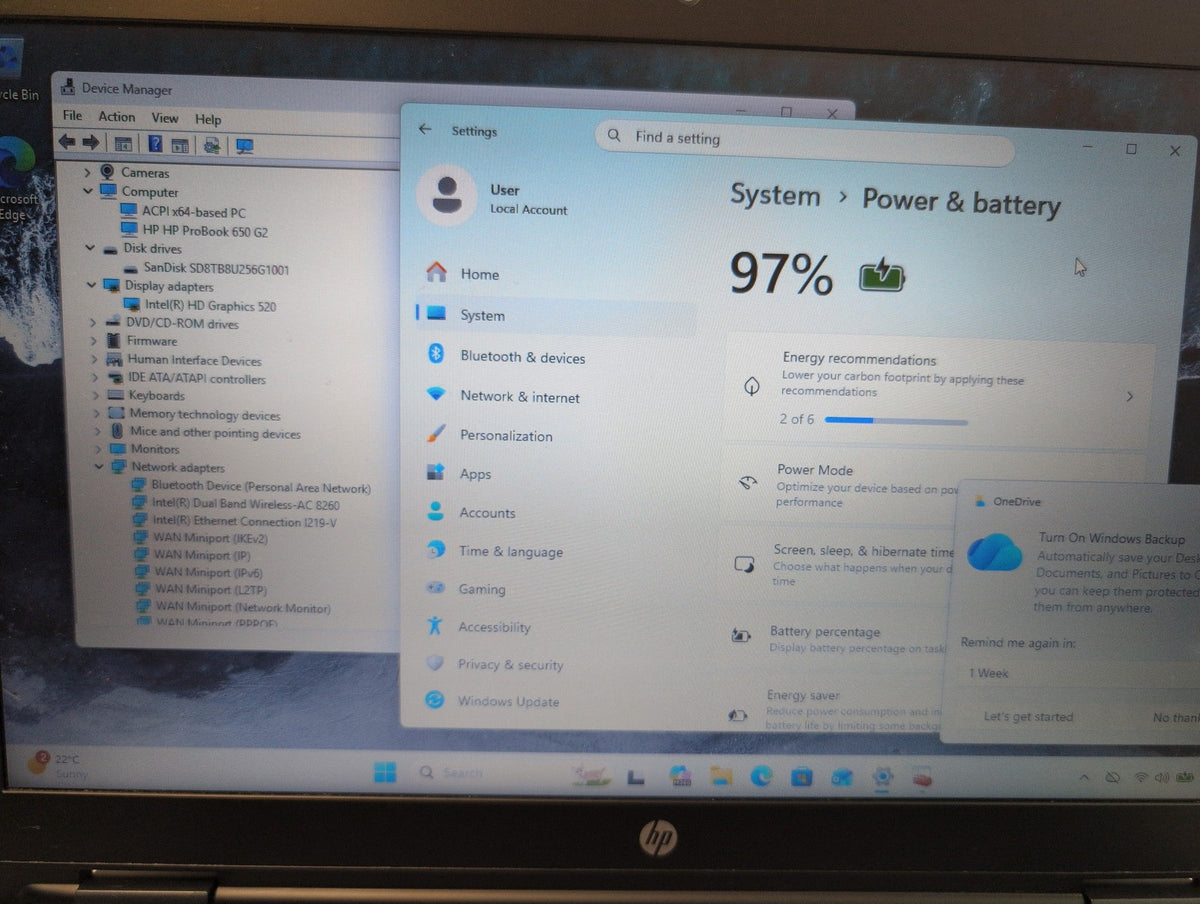🎸 HP ProBook 650 G2 15.6" Laptop Intel Core i5-6200U 8GB RAM 256GB SSD Win11
