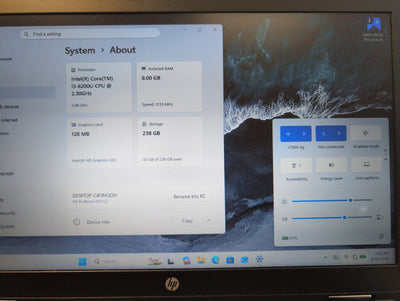 🎸 HP ProBook 650 G2 15.6" Laptop Intel Core i5-6200U 8GB RAM 256GB SSD Win11