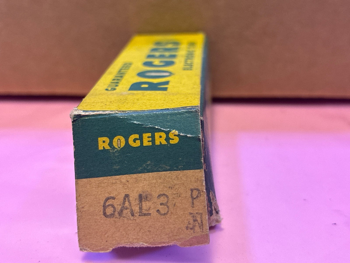 🔥 Rogers 6AL3 Vacuum Tube in Original Vintage Box - Old Stock