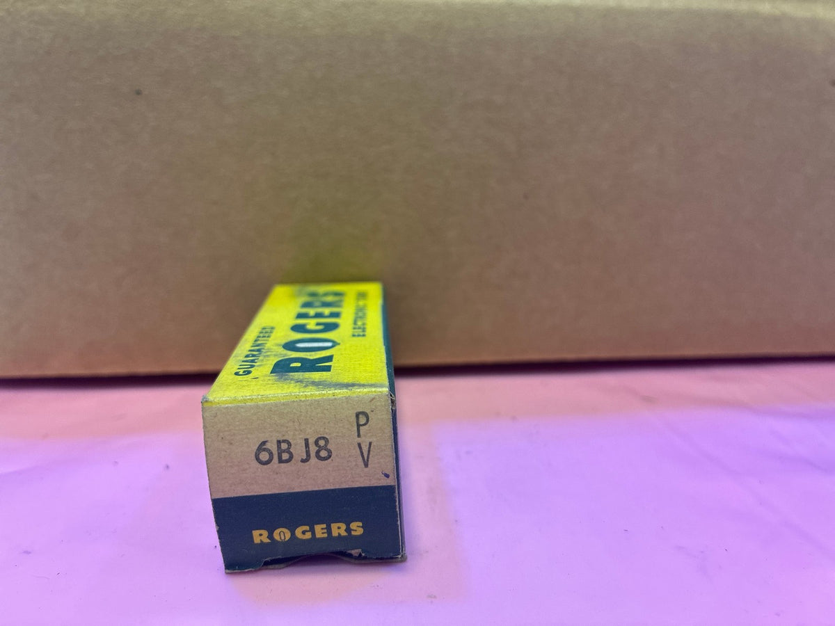🔥 Rogers 6BJ8 Vacuum Tube NOS in Original Box Triode-Hexode Vintage