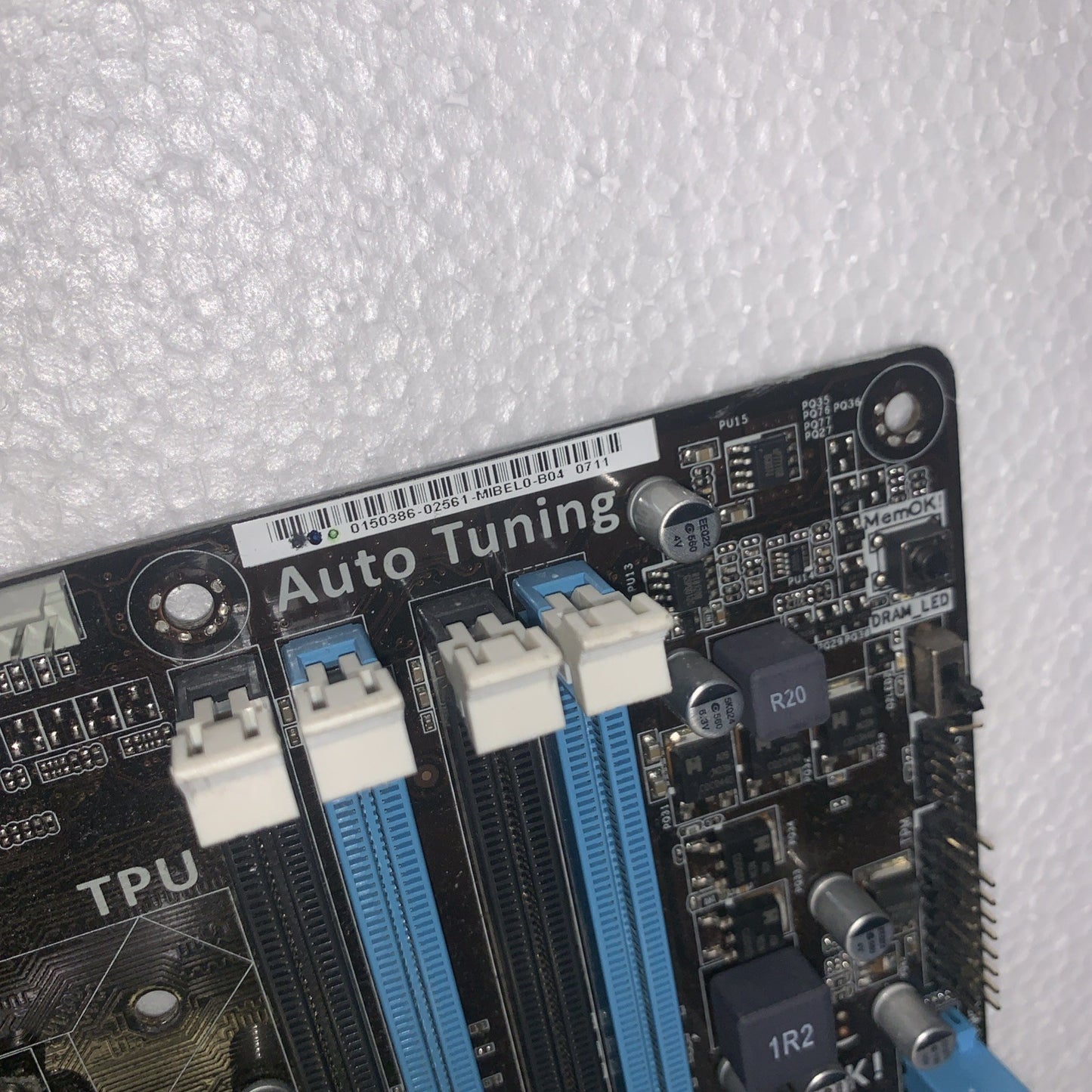 ASUS P8P67-M PRO LGA1155 Motherboard REV 3.0  + i5-2500 (no IO shield)