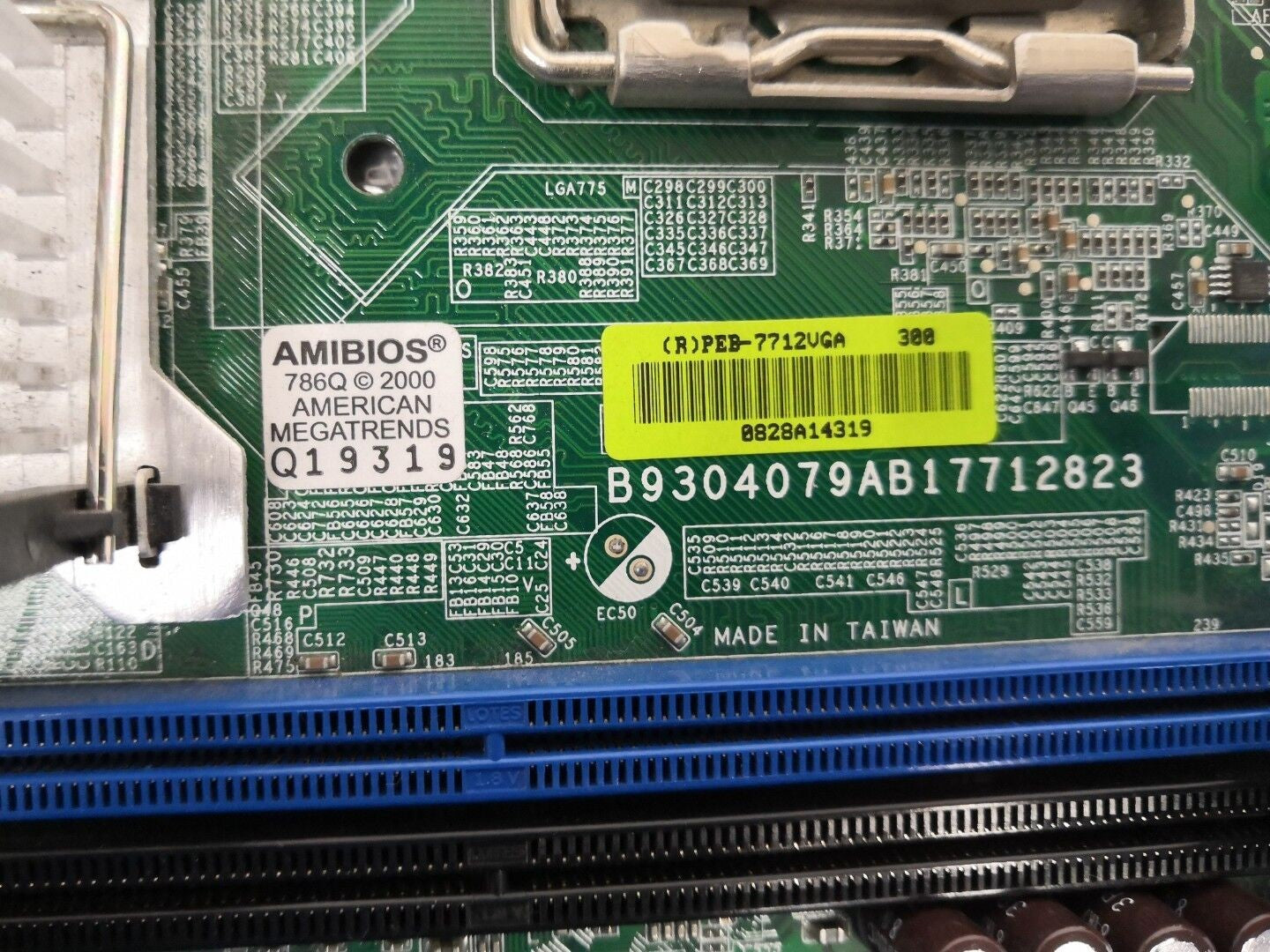 + NRC PEB-7712VGA POS Motherboard With CPU Intel Celeron 440 2.0Ghz