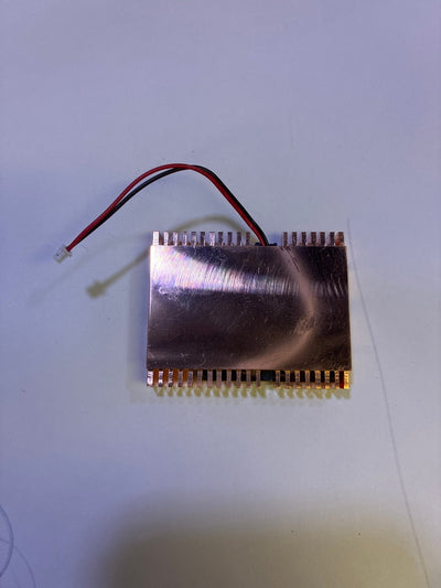 🔥 2.5x2"  Copper Heatsink with 60mm Fan JST 2-Pin Connector CPU Chipset Cooler