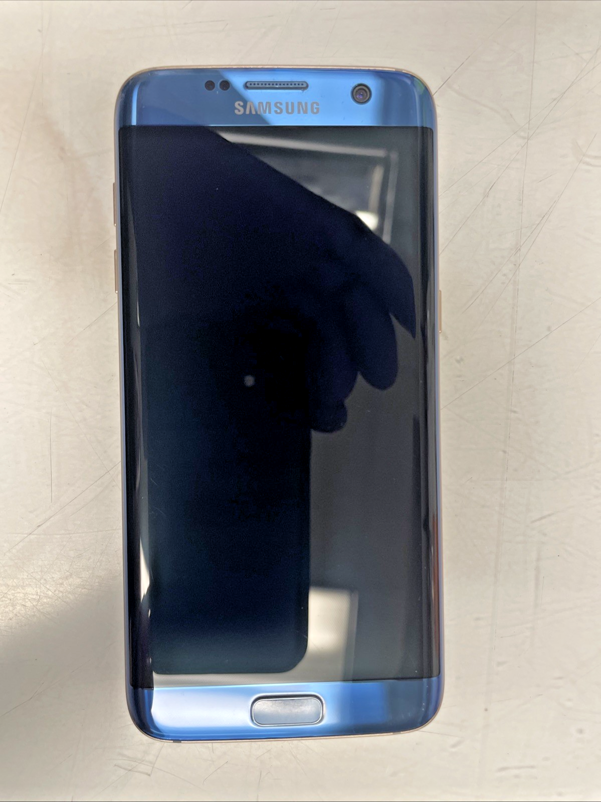 🔥 Galaxy S7 Edge  Locked Cracked  Smart Phone with a distorted display  +