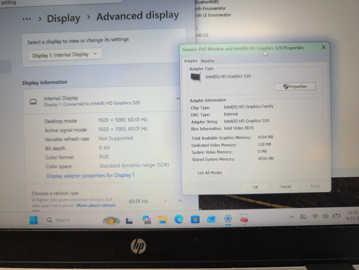 🎸 HP EliteBook 840 G3 14" Laptop i5-6300U 8GB RAM 128GB SSD Win11