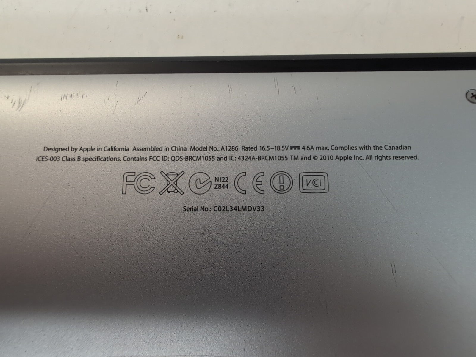 🔥 Apple MacBook Pro 15" A1286 2012/i7-2.3GHz /4GB RAM/500GB HDD/10. 13 (READ) -