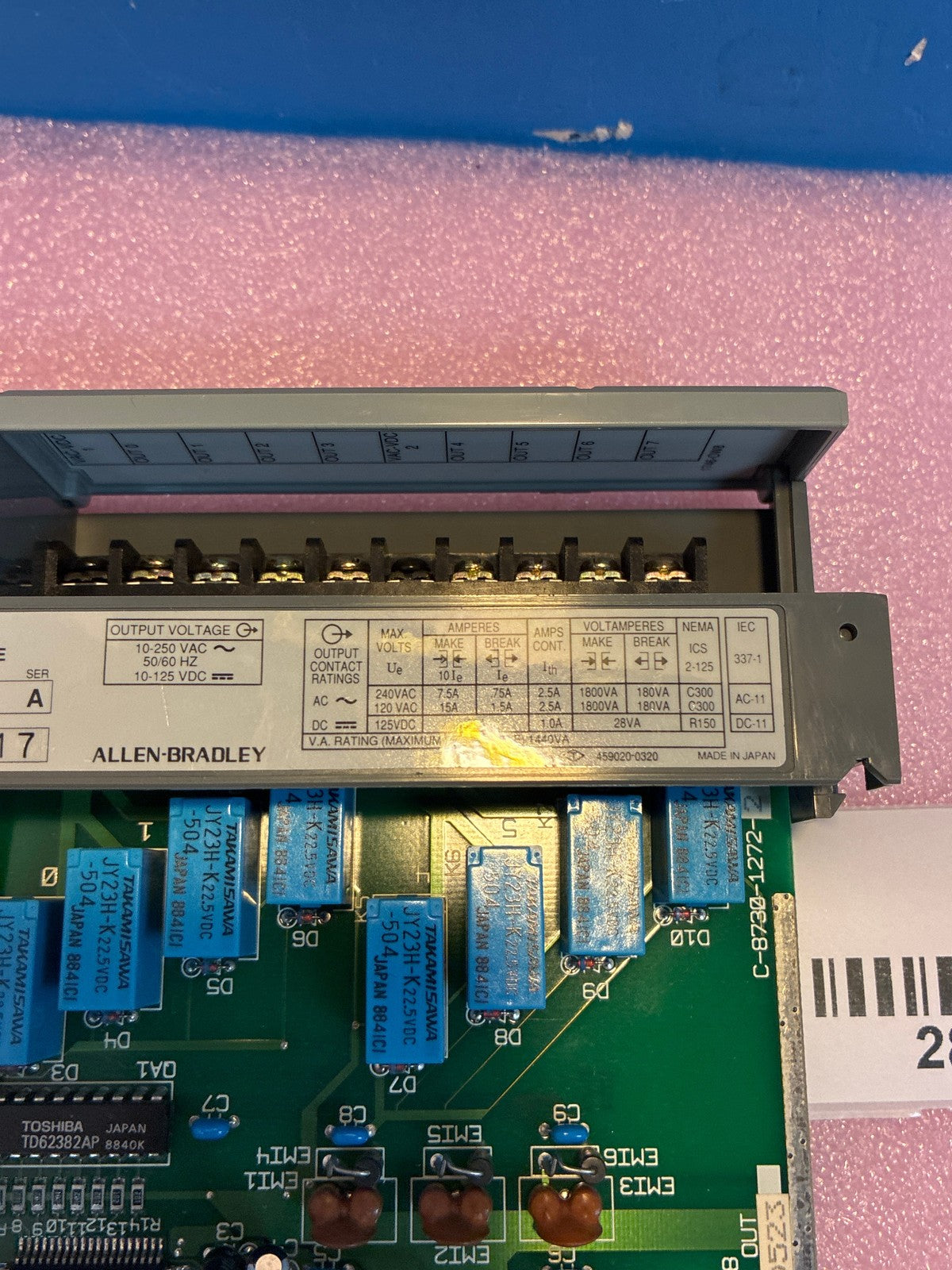 🔥 Allen-Bradley SLC 500 1746-OW8 8-Relay Output Module Series A