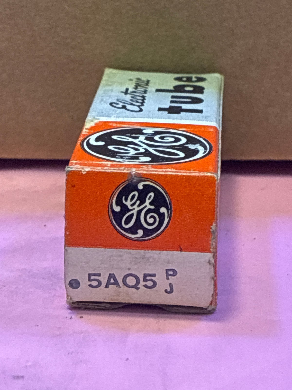 🔥 General Electric GE 5AQ5 Beam Power Pentode Vacuum Tube in Original Box