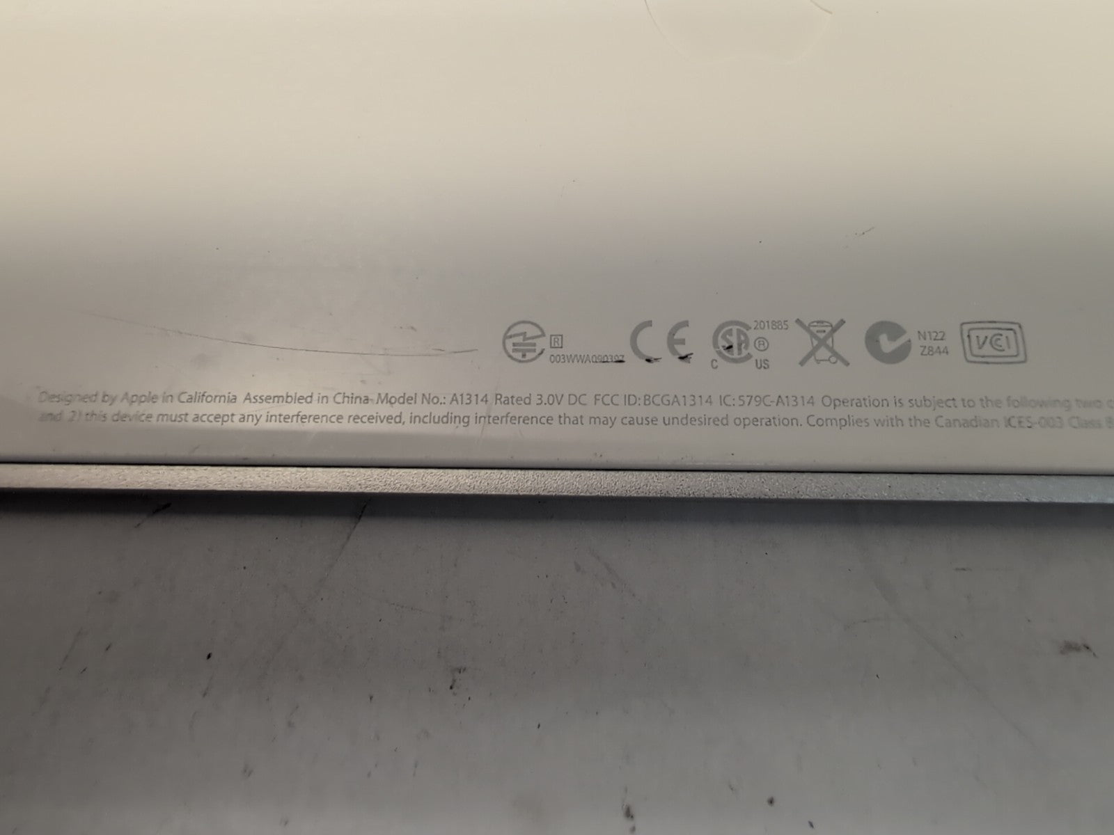 🔥 Genuine A1314 Apple Wireless Bluetooth Keyboard A1314 Mac Aluminium Tested -