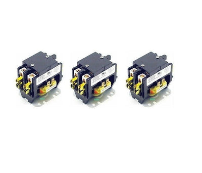 3x CN-PBC402-24V Yuco Definite Purpose 40A 2P AC/Heating/AIR Conditioning/HVAC
