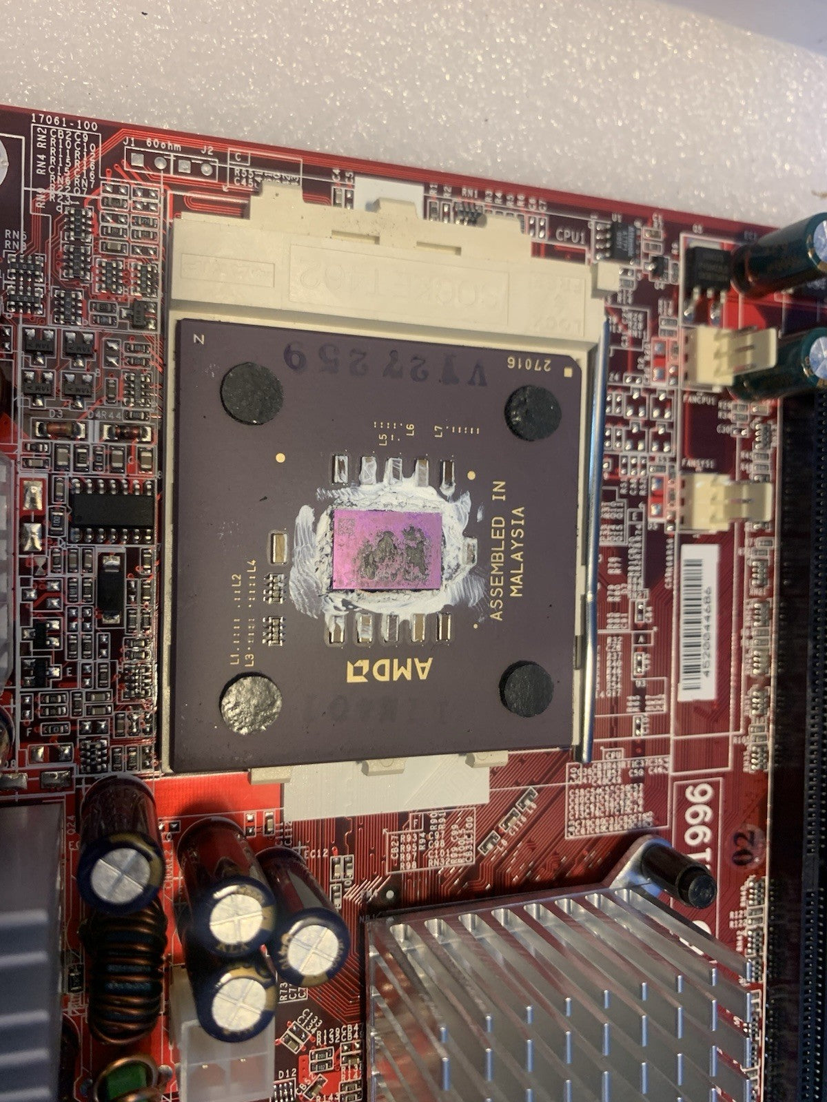 🔥 MSI MS-7061 Ver 1.0 Socket A AMD Motherboard + CPU
