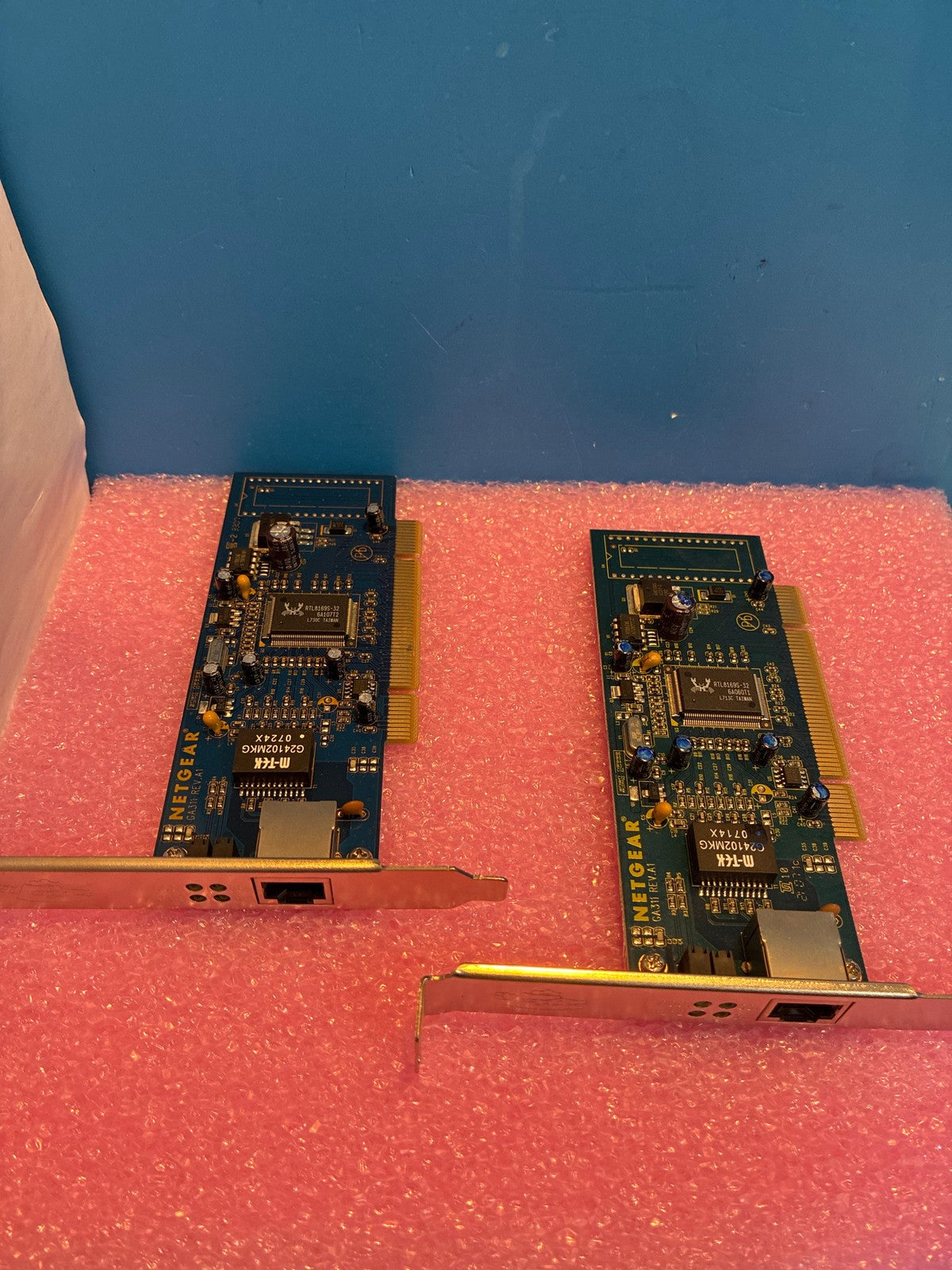 🔥 NETGEAR GA311 PCI Gigabit Ethernet Network Adapter REV.A1 - Lot of 2