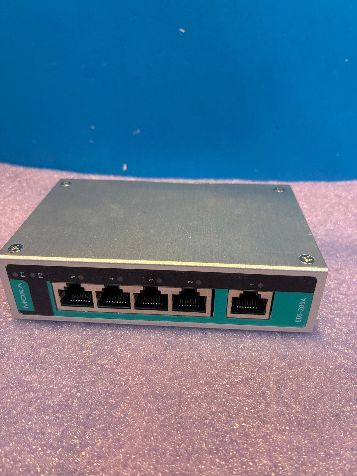 🔥 Moxa EDS-205A 5-Port Industrial Unmanaged Ethernet Switch DIN Rail 12-48VDC