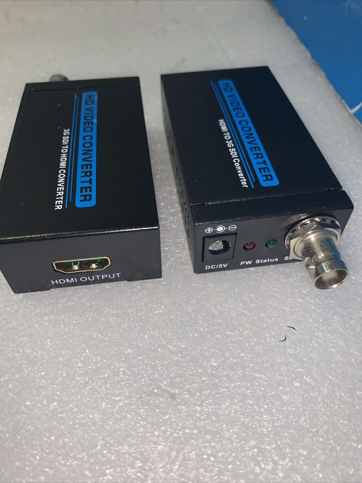 Pair Of HD 3G SDI to HDMI / SDI To HDMI Adapter Converter