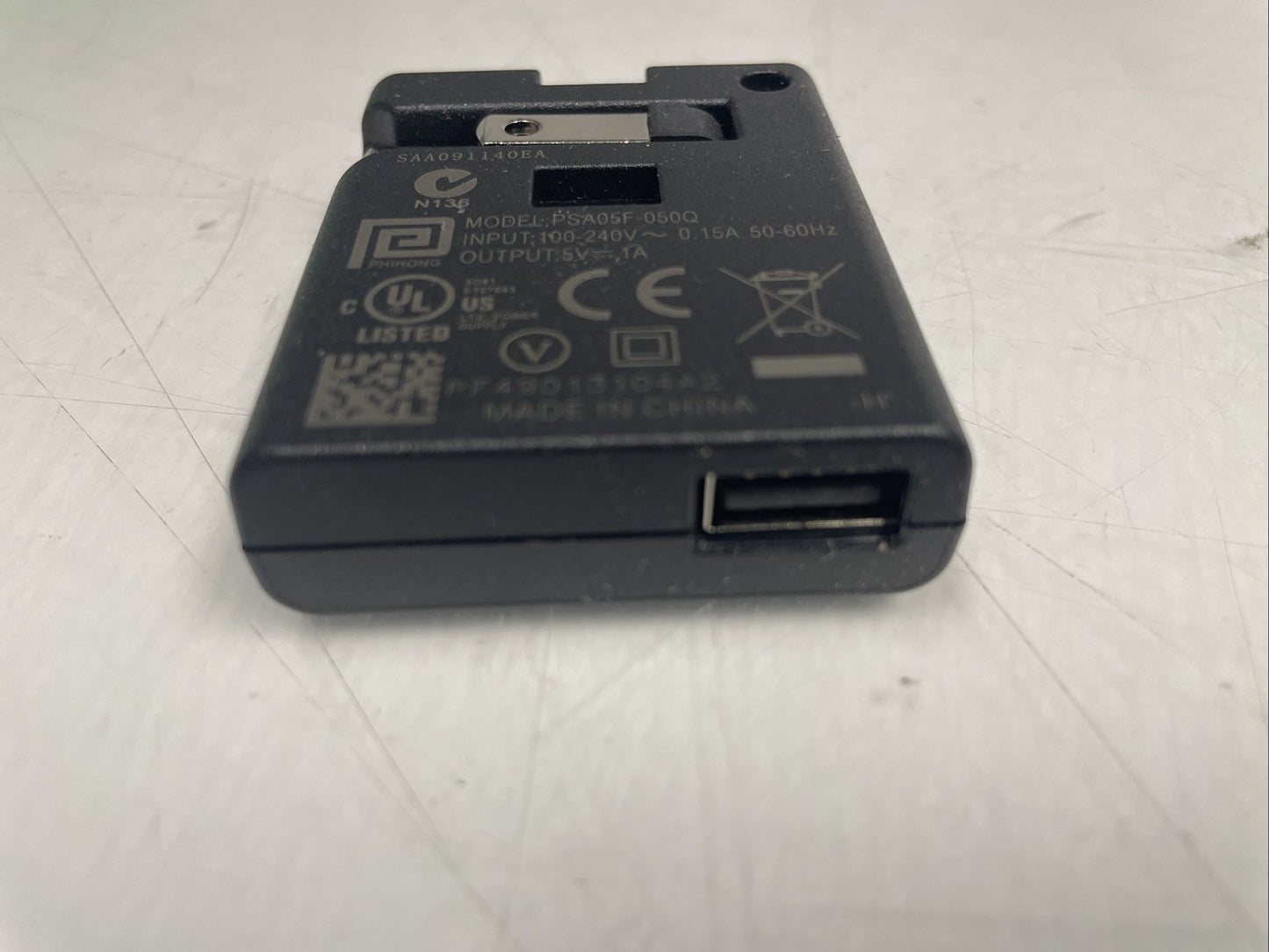 🔥PSA05F-050Q Ultra Slim AC Power Adapter Transformer Head 5V 1A USB +