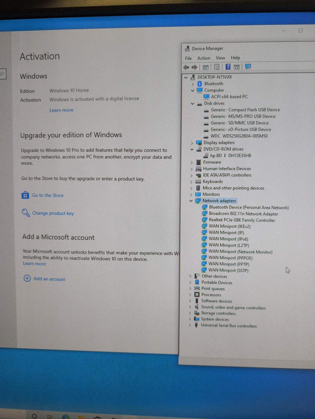 🎸 HP Envy 700 Desktop Intel i7-4770 12GB RAM 250GB SSD Blu-Ray Win10