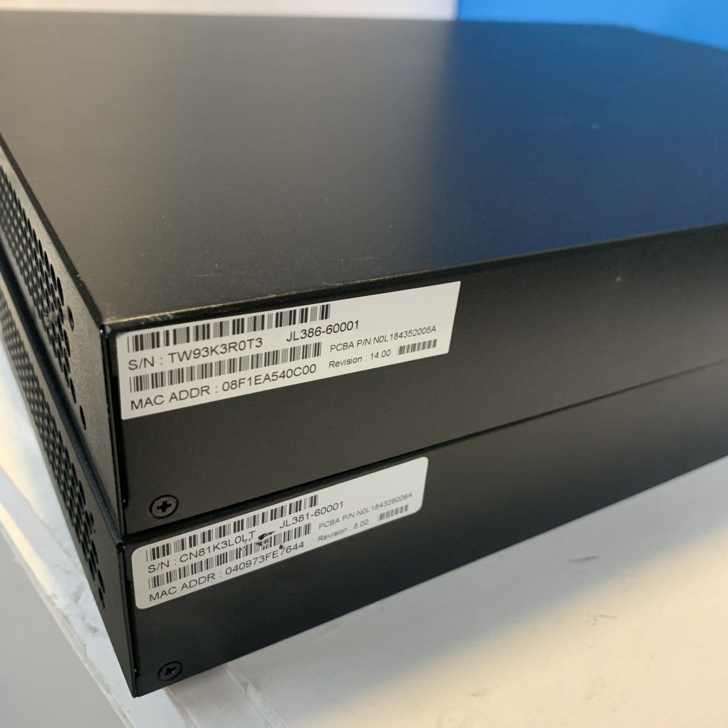 （2x）HPE OfficeConnect 1920S 24-48 port switches JL386A JL381A
