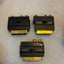 🔥 SCART Male to RCA S-Video Composite AV Adapter, Set of 3, Gold Plated