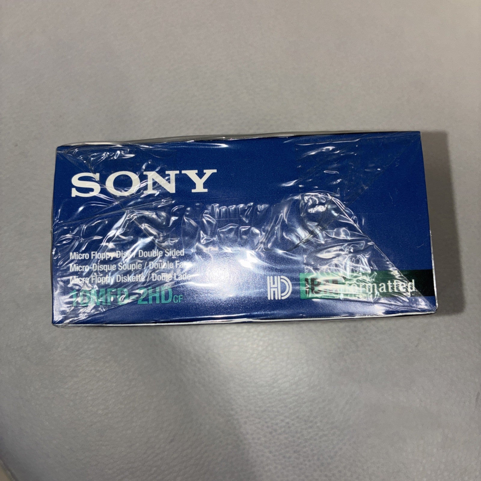 New 🔥 10 Pack Sony 3.5" Floppy Disk MFD-2HD HD IBM Formatted Sealed Vintage