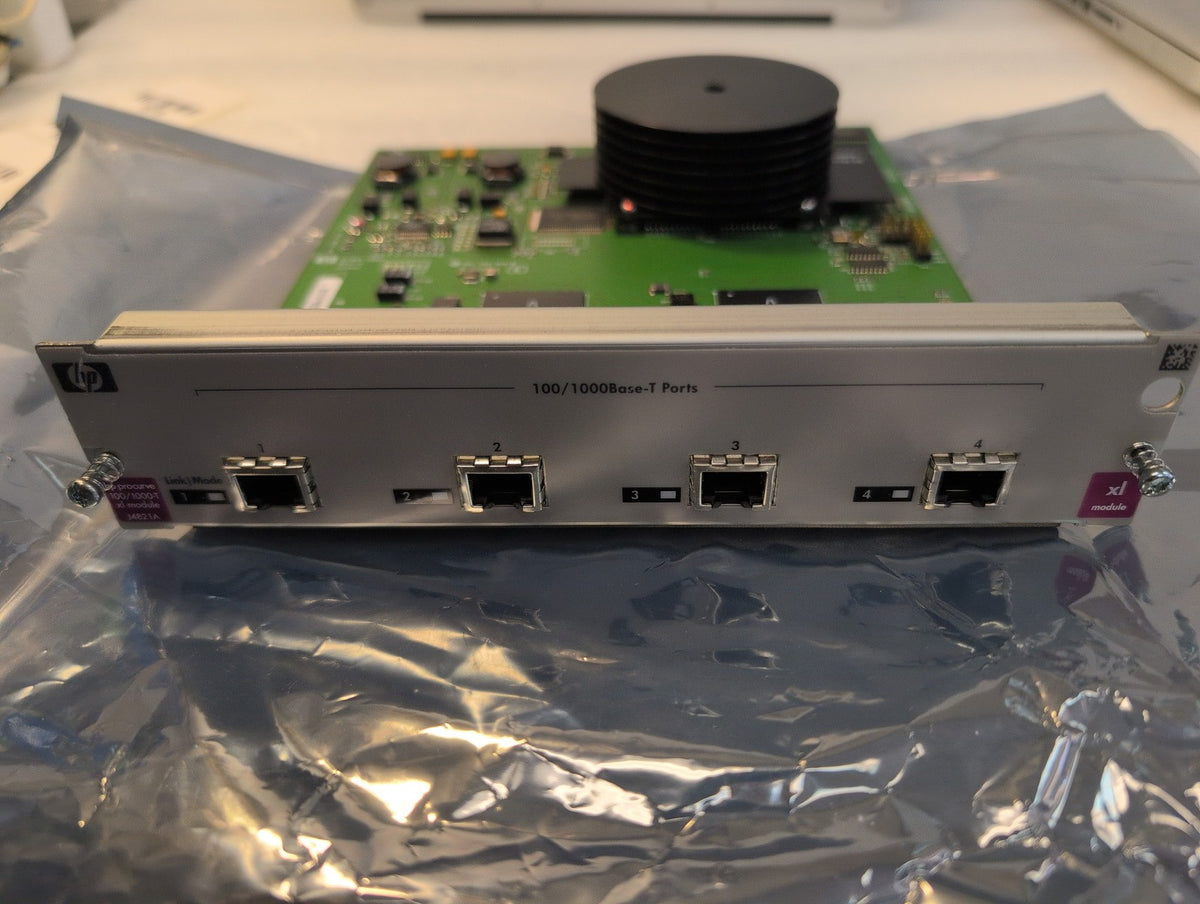 🎸 HP ProCurve J4821A 4-Port 100/1000-T xl Gigabit Switch Module