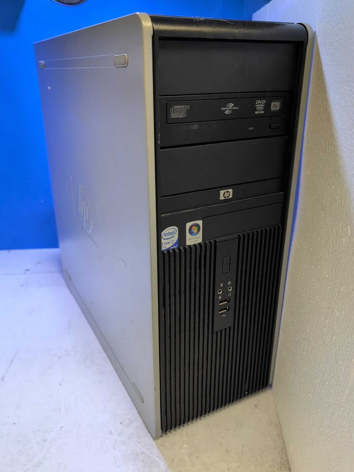 HP Compaq DC7800 TOWER PC Core 2 Duo E8400 CPU/4GB /500 HDD /Win XP -