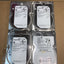 Lot of 4 Seagate 1TB 7200RPM SATA desktop PC Hard drive (1000+ days left)