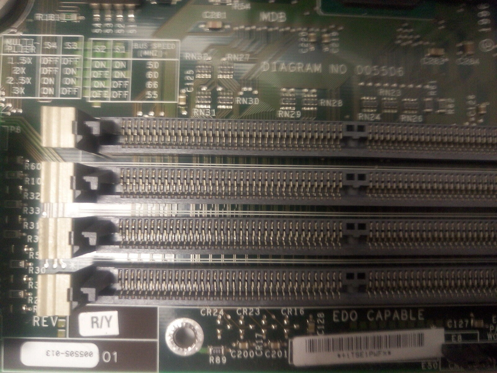 - COMPAQ 005507-001 005505-013  DESKPRO SYSTEM BOARD W/ CPU