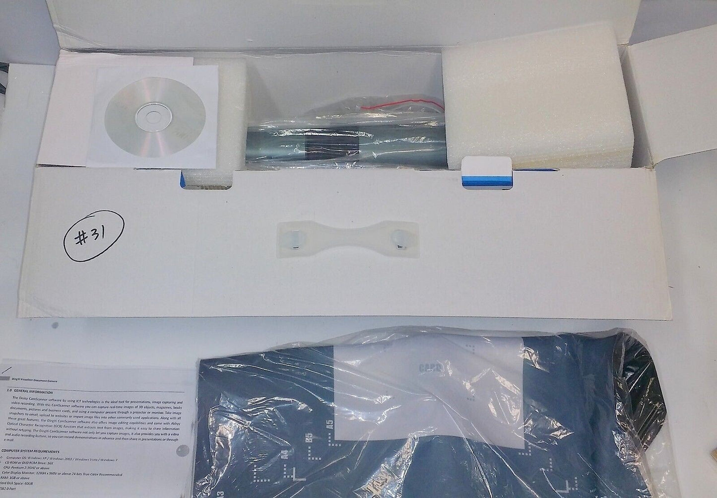 AIO Document Scanner & Visual Presenter - windows/Mac/Linux compatible (see pic)