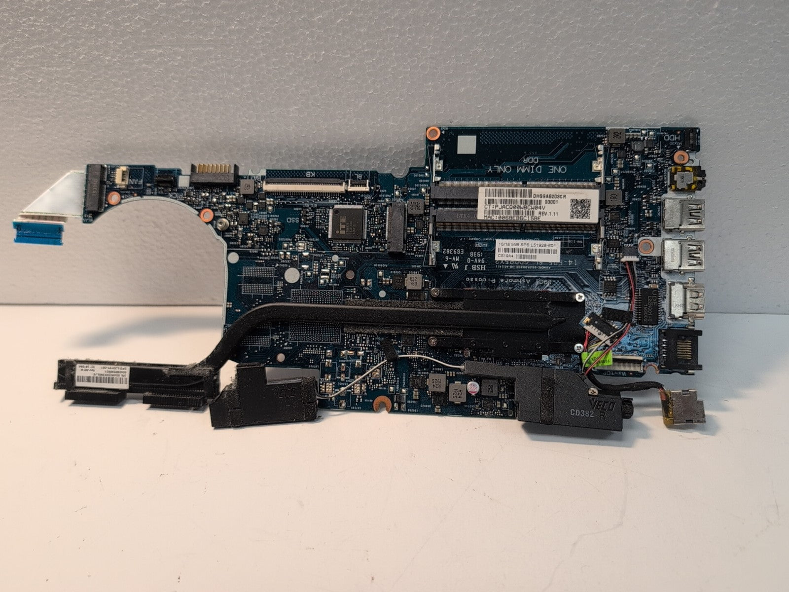 HP 14-DK0058CA AMD Ryzen3 Laptop Motherboard L51928-601 Tested -
