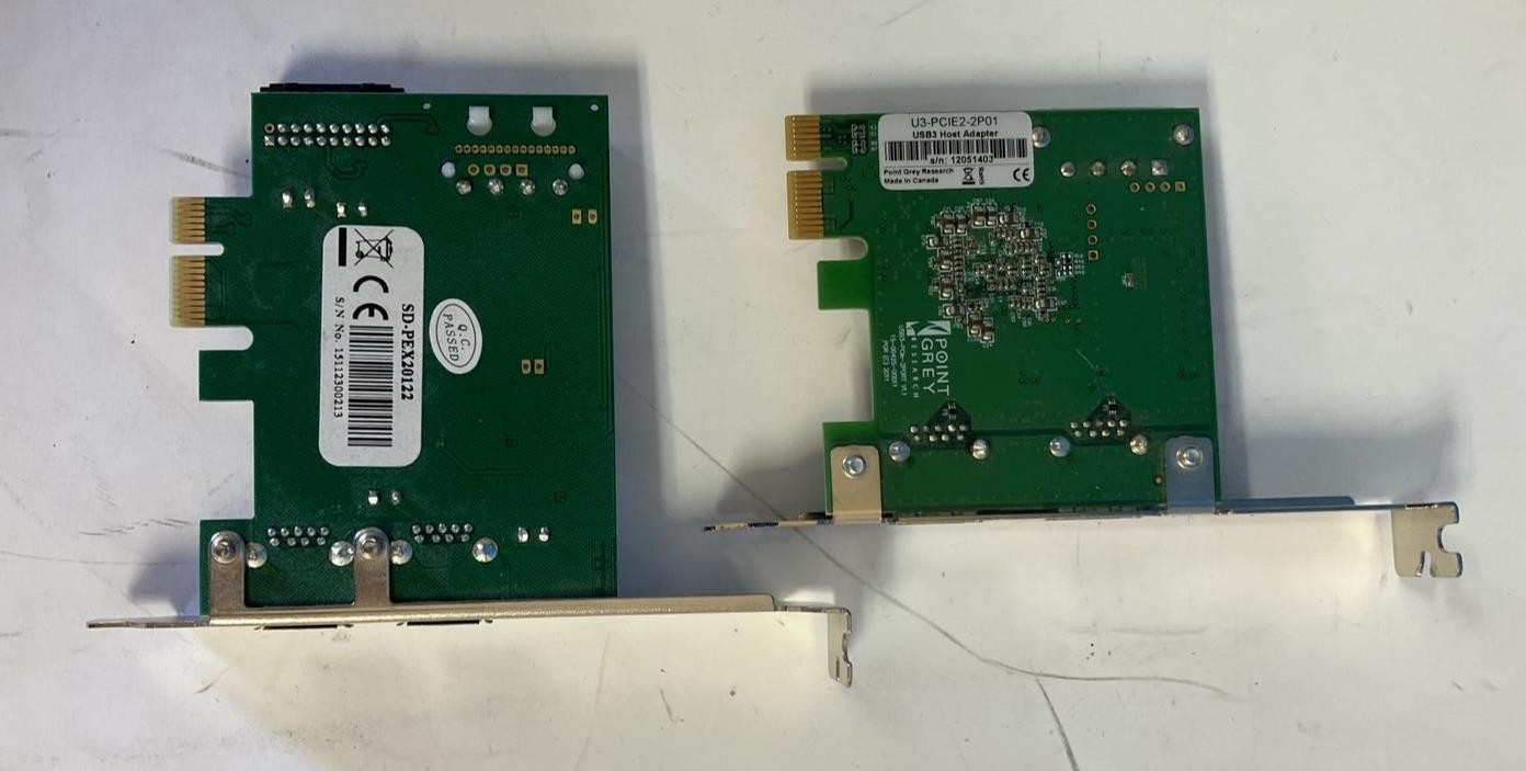 (Lot of 2) Mixed Model PCIe USB Port Expansion Card U3-PCIE2-2P01 / SD-PEX2012 ~