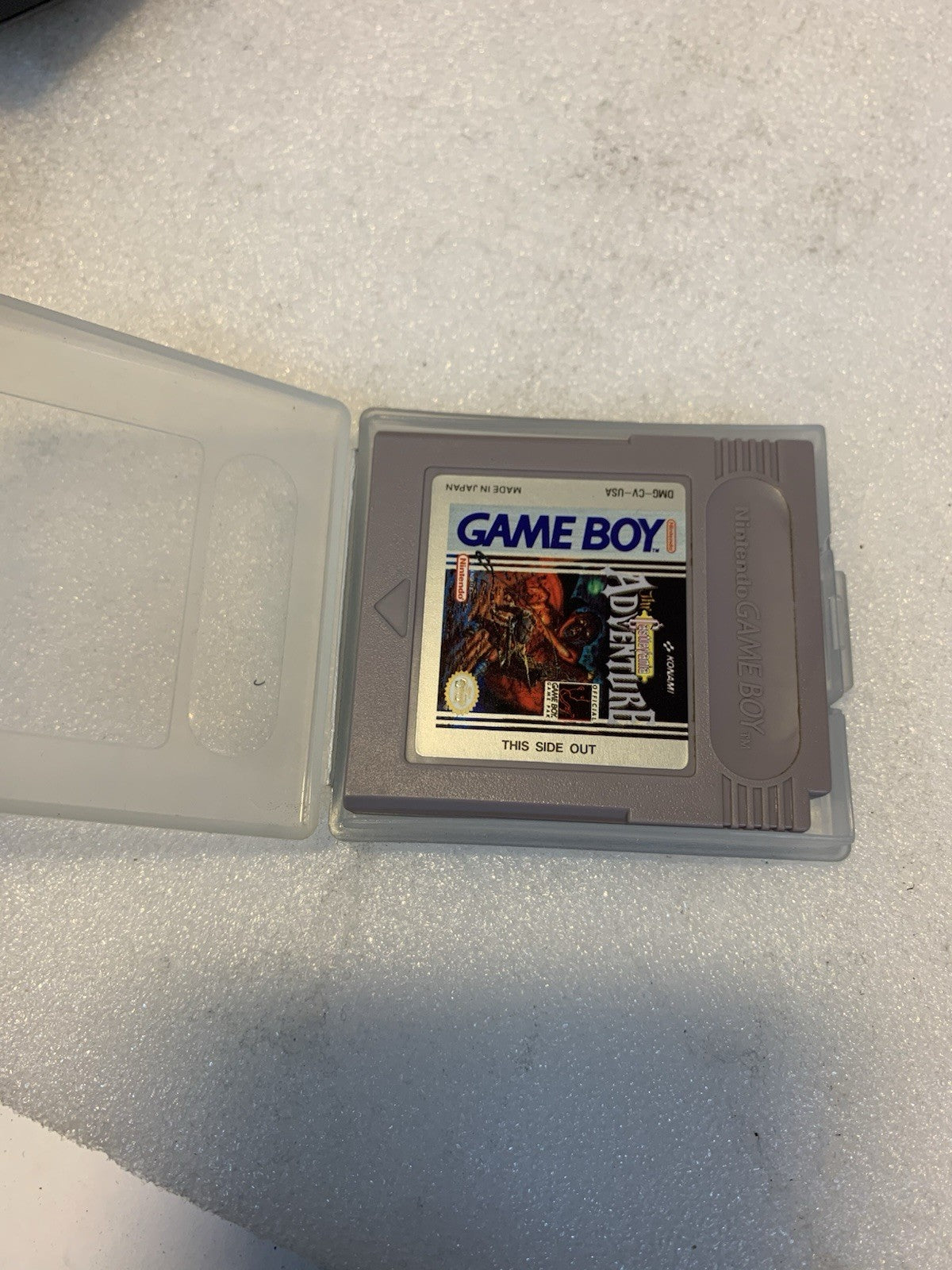 authentic Konami The Castlevania Adventure game cartridge for Nintendo Game Boy
