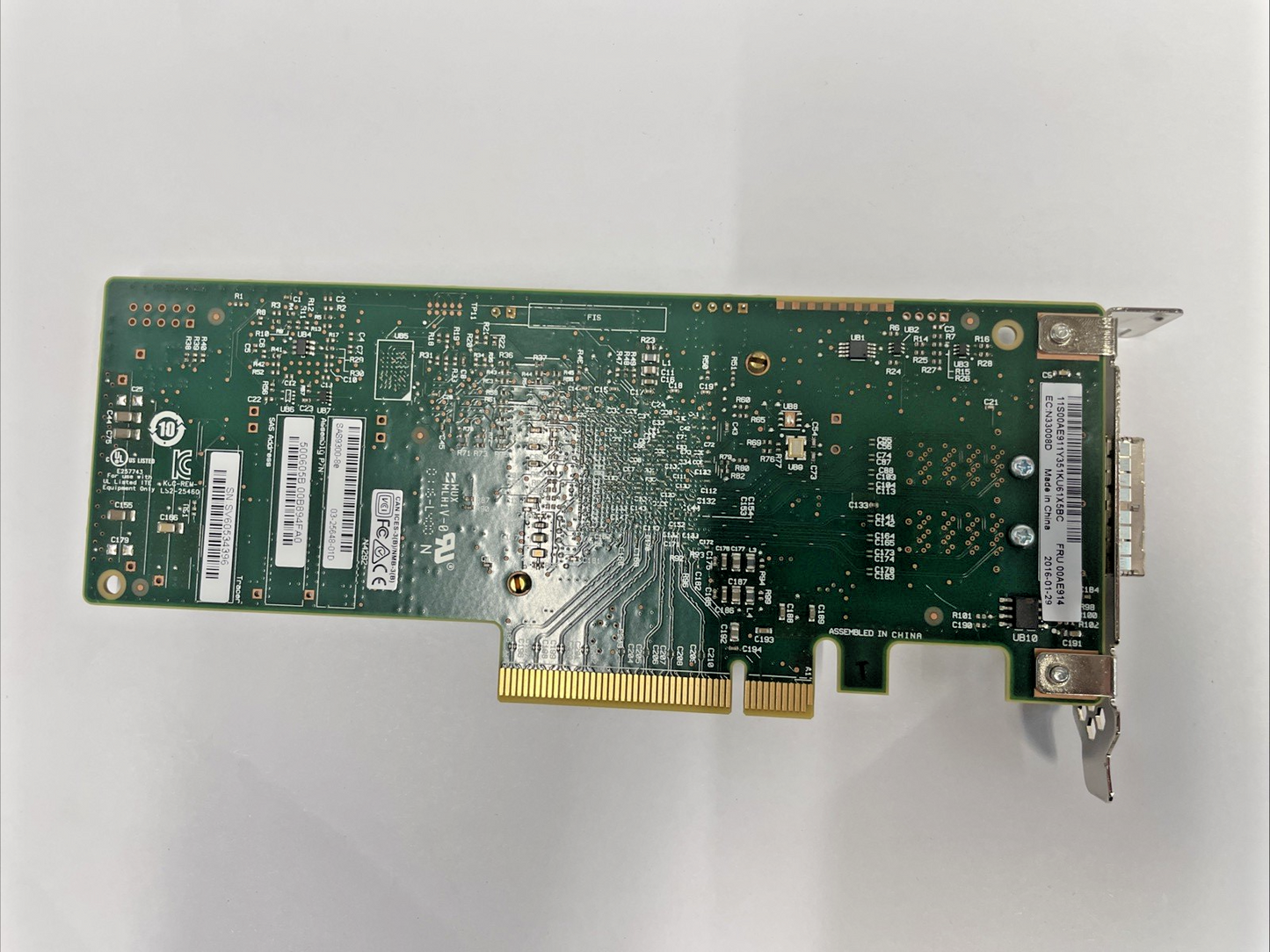 🔥 LSI  PCIe x8 SAS/SATA L/Profile Host Bus Adapter FRU P/N: 00AE914 +