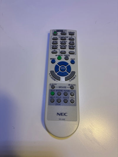 🔥 NEC RD-448E Projector Remote Control White/Gray for NEC Projectors HDMI USB