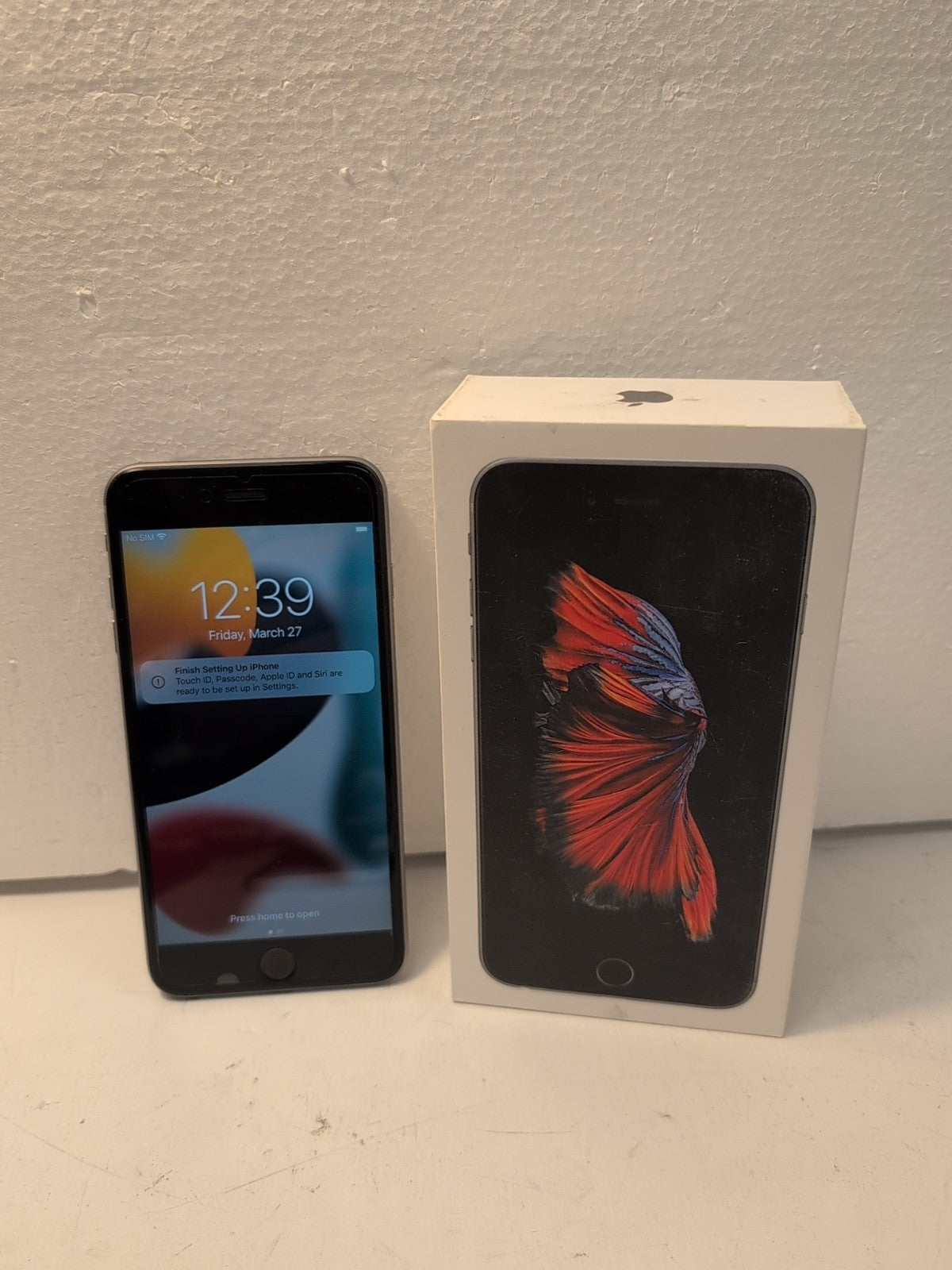 🔥 (NICE) UNLOCKED Apple iPhone 6S Plus A1687 16GB Smartphone Space Gray + BOX -