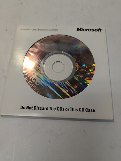 Microsoft Office Basic Edition 2003 - CD With Product Key - Dell -
