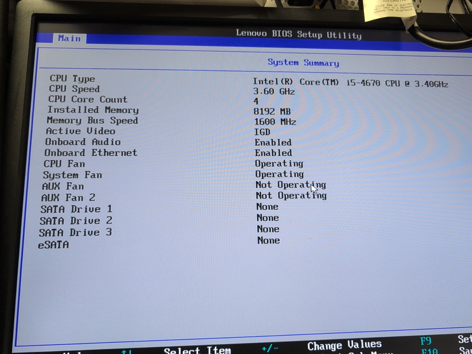 🔥 Lenovo Thinkcentre M73 Barebone Desktop  i5-4670 CPU /8GB RAM (No HDD) -