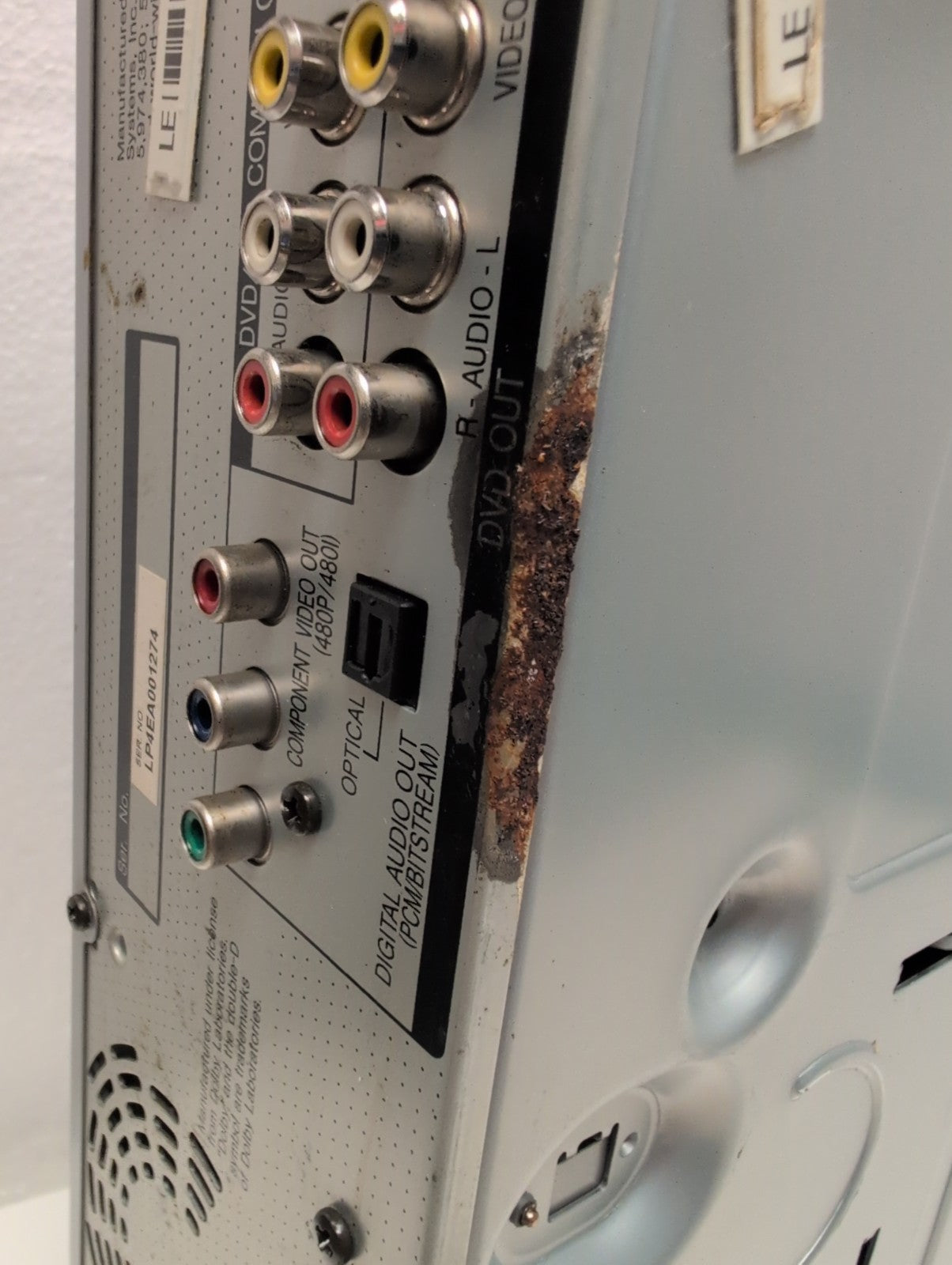 🔥 Panasonic DMR-E75V DVD Recorder VHS VCR Combo Silver TESTED (NO Remote) -